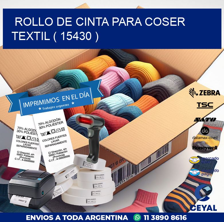 ROLLO DE CINTA PARA COSER TEXTIL ( 15430 )