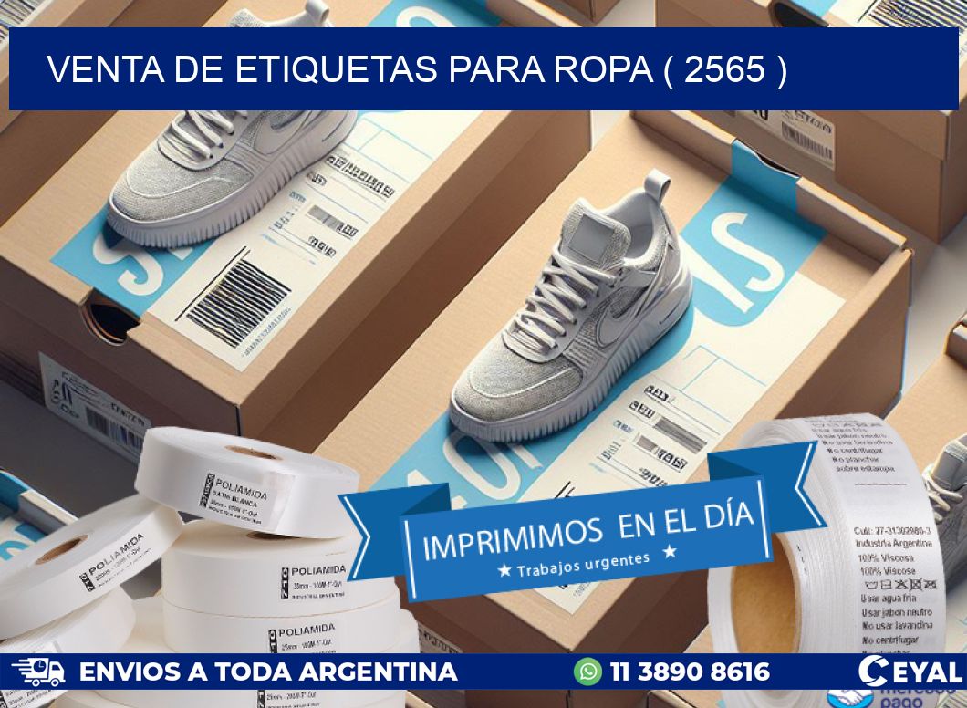 VENTA DE ETIQUETAS PARA ROPA ( 2565 )