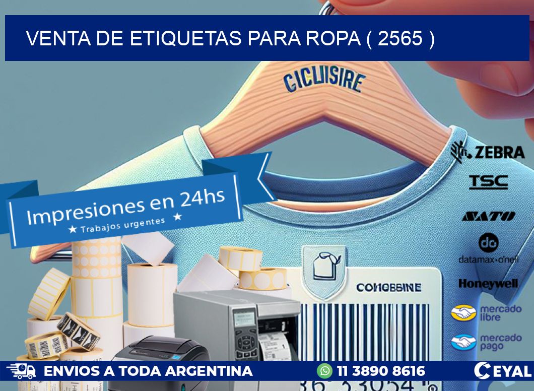 VENTA DE ETIQUETAS PARA ROPA ( 2565 )