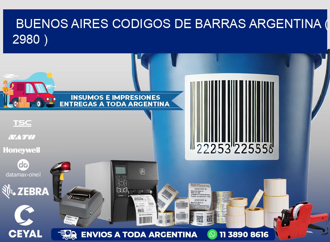 buenos aires codigos de barras argentina ( 2980 )
