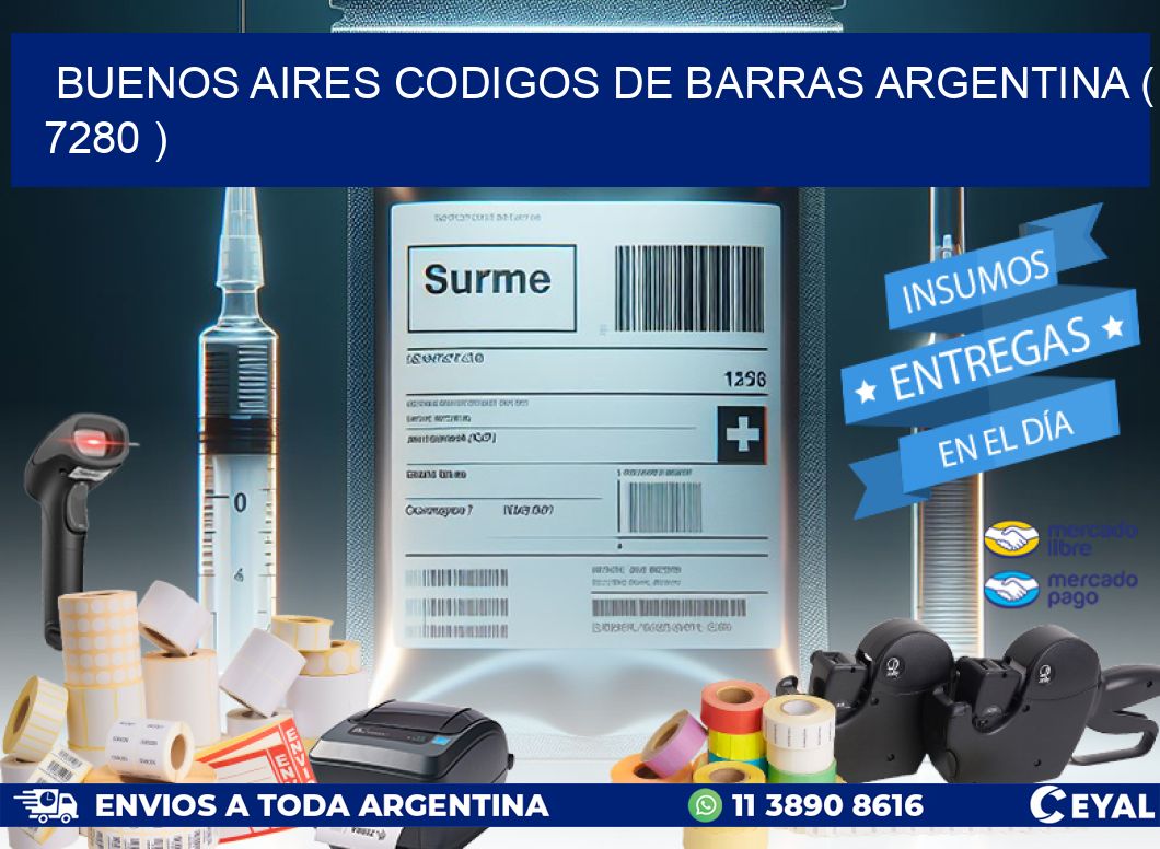buenos aires codigos de barras argentina ( 7280 )