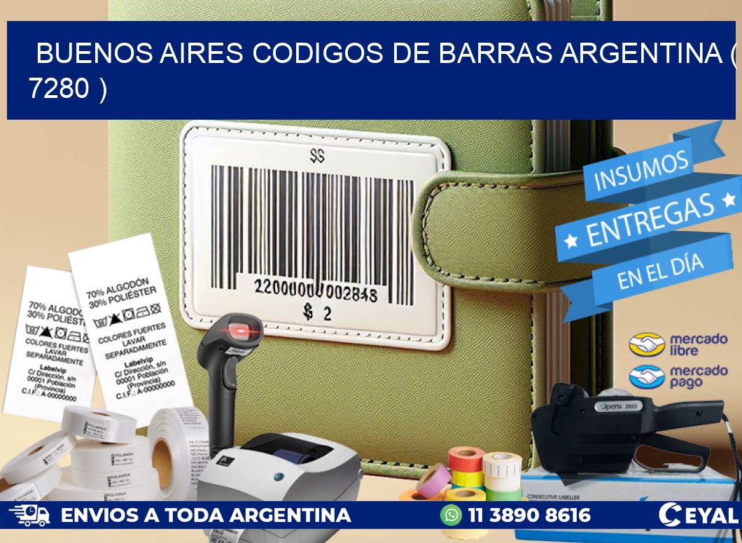 buenos aires codigos de barras argentina ( 7280 )