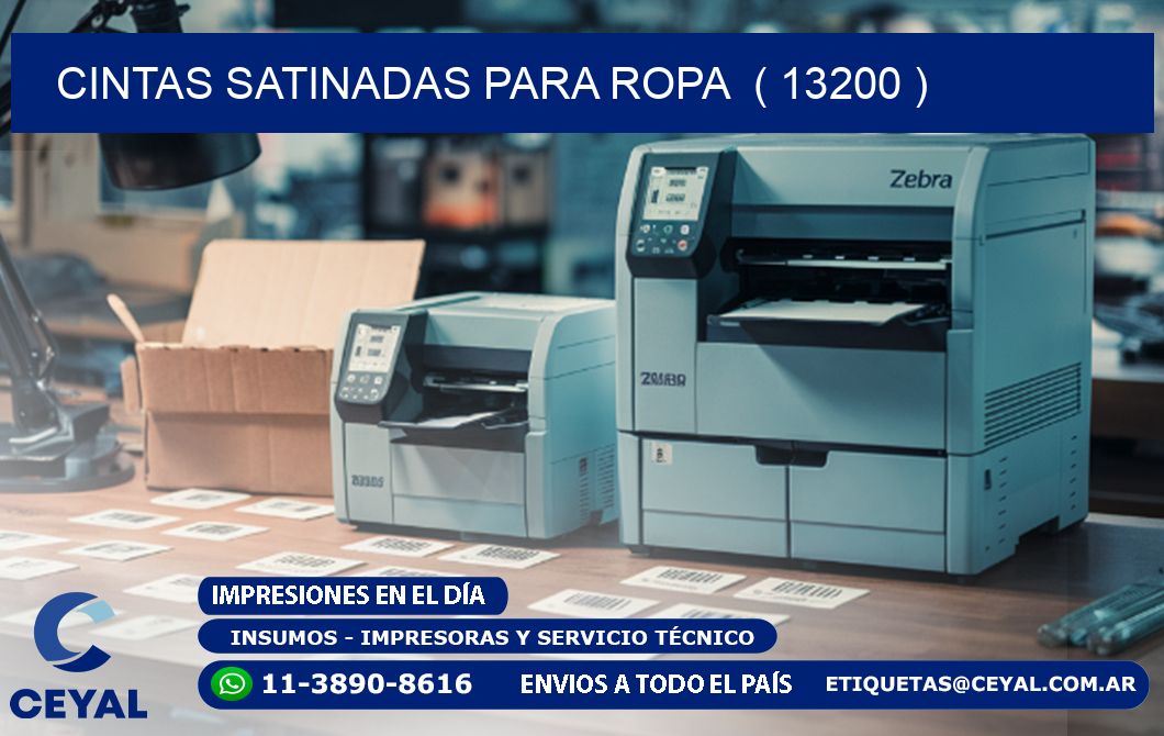 cintas satinadas para ropa  ( 13200 )