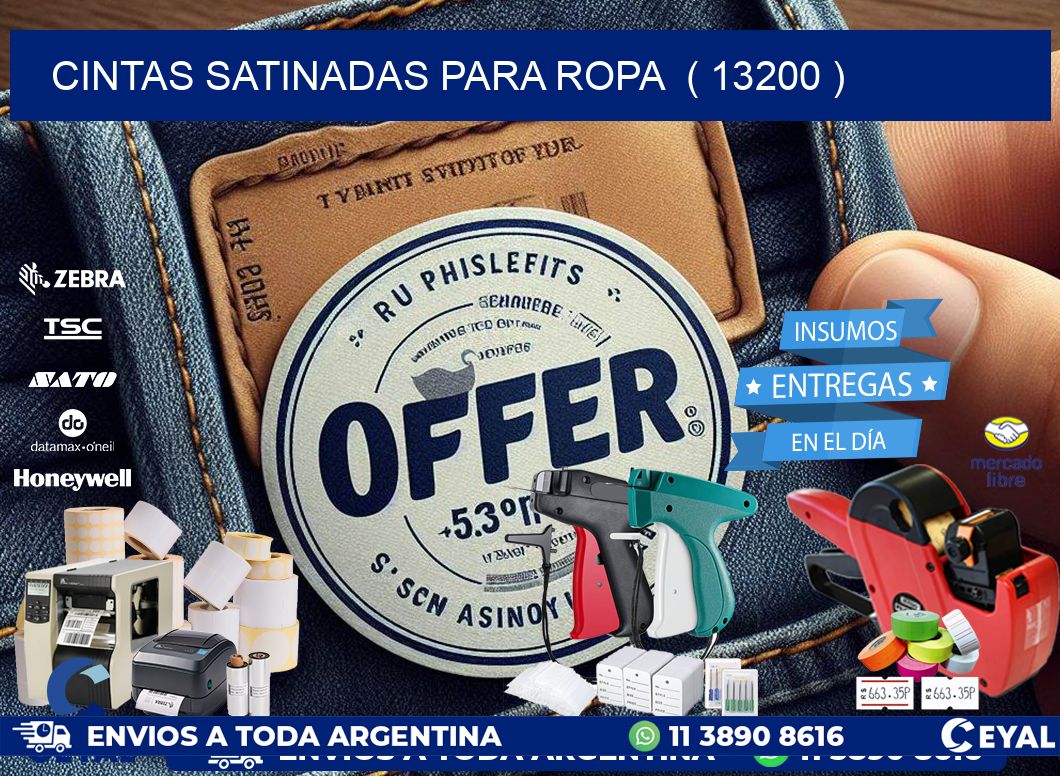 cintas satinadas para ropa  ( 13200 )