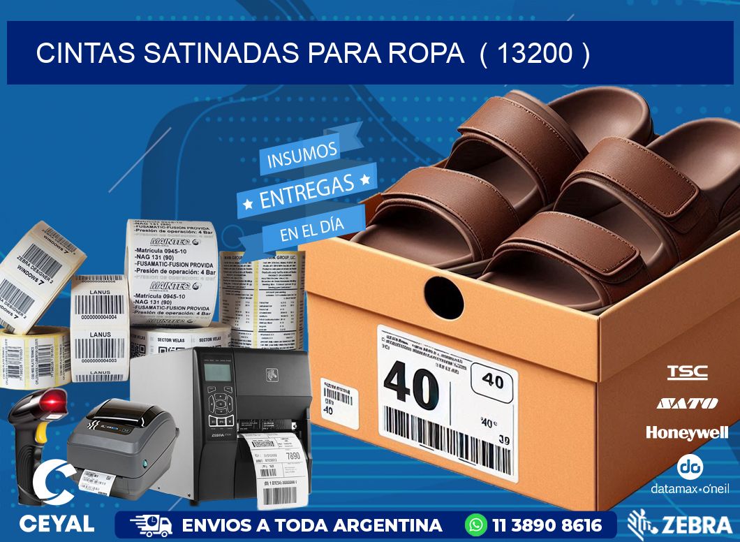 cintas satinadas para ropa  ( 13200 )