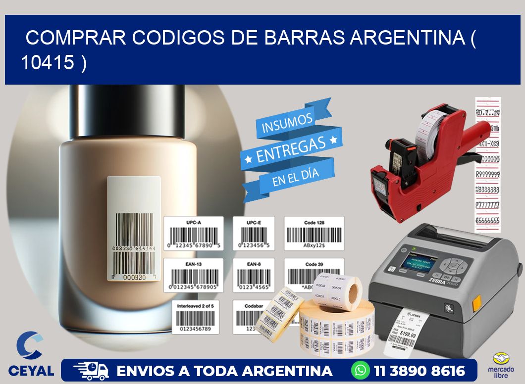 comprar codigos de barras argentina ( 10415 )
