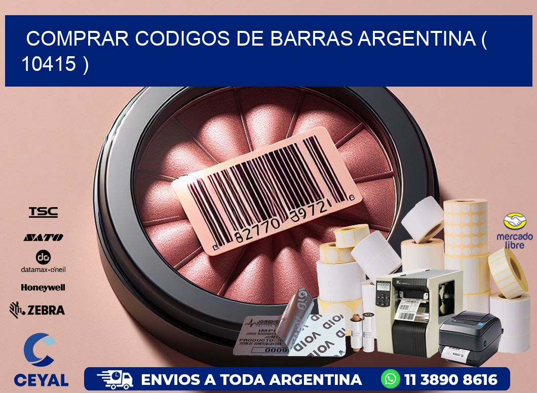 comprar codigos de barras argentina ( 10415 )