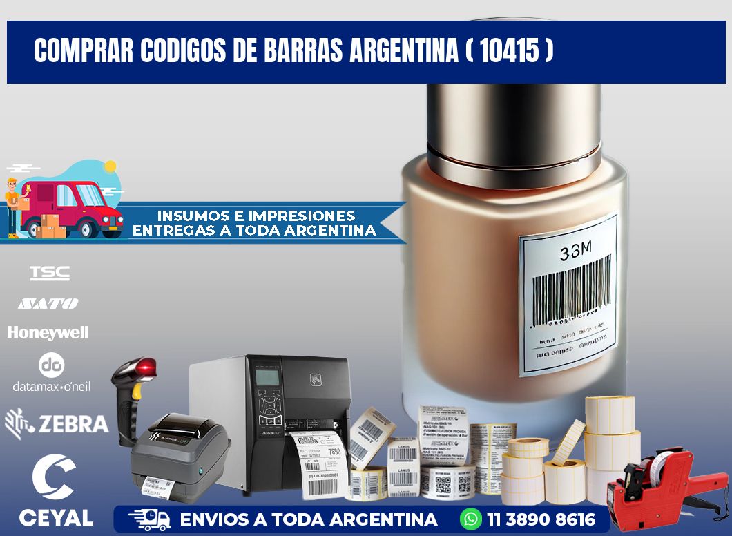 comprar codigos de barras argentina ( 10415 )