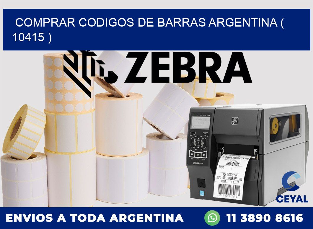 comprar codigos de barras argentina ( 10415 )