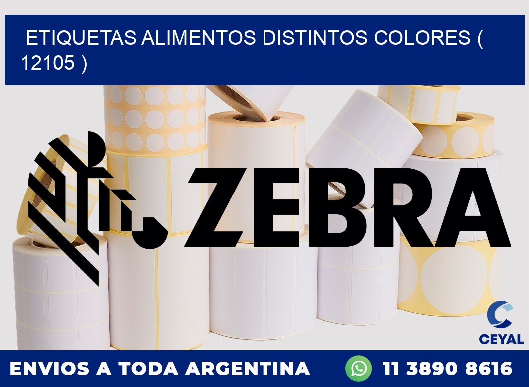 etiquetas alimentos distintos colores ( 12105 )