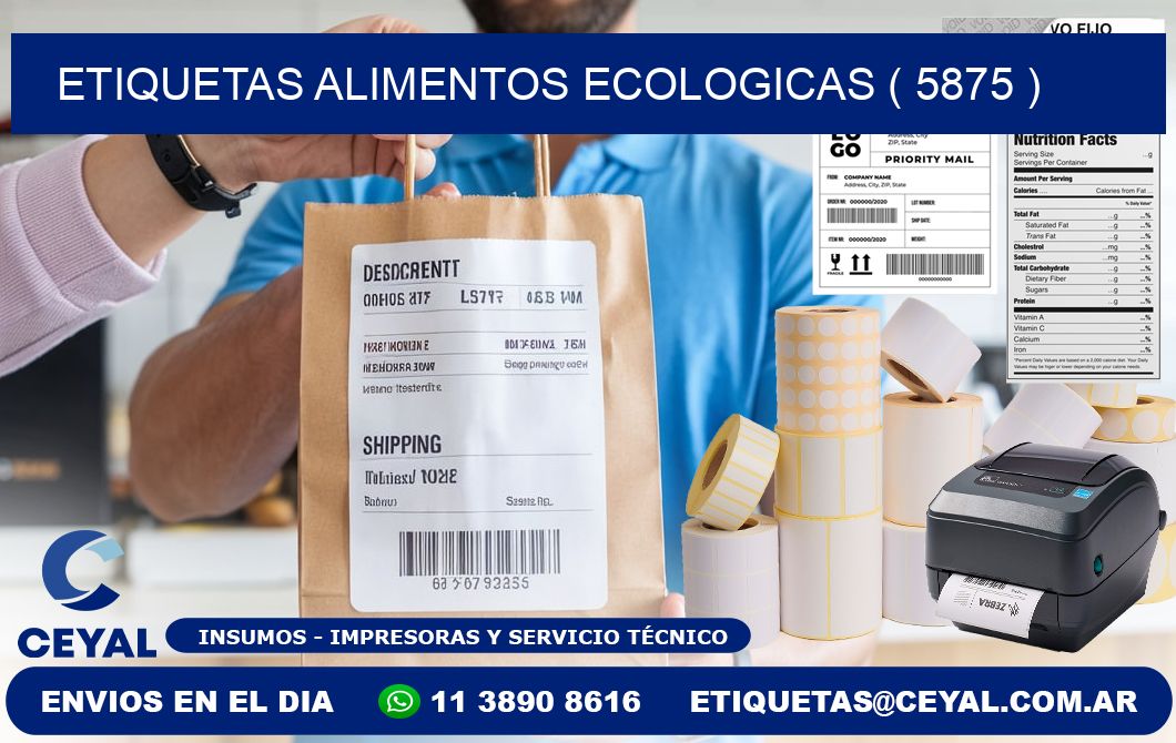 etiquetas alimentos ecologicas ( 5875 )
