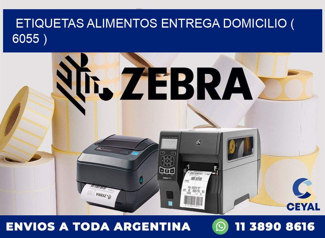 etiquetas alimentos entrega domicilio ( 6055 )