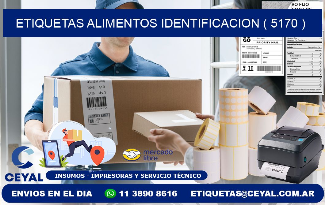 etiquetas alimentos identificacion ( 5170 )