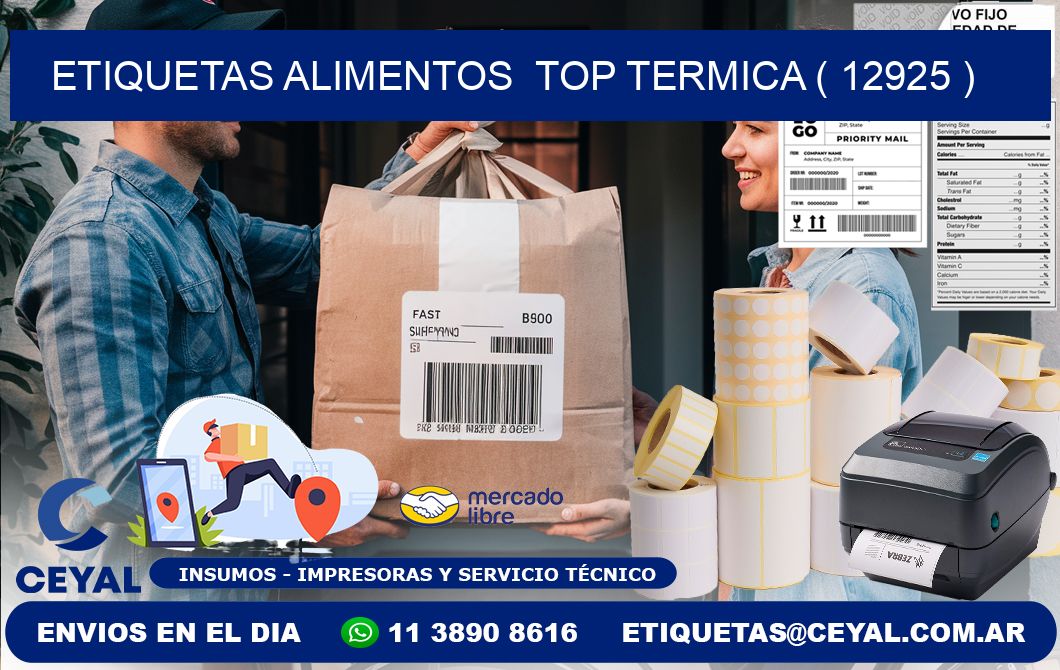 etiquetas alimentos  top termica ( 12925 )