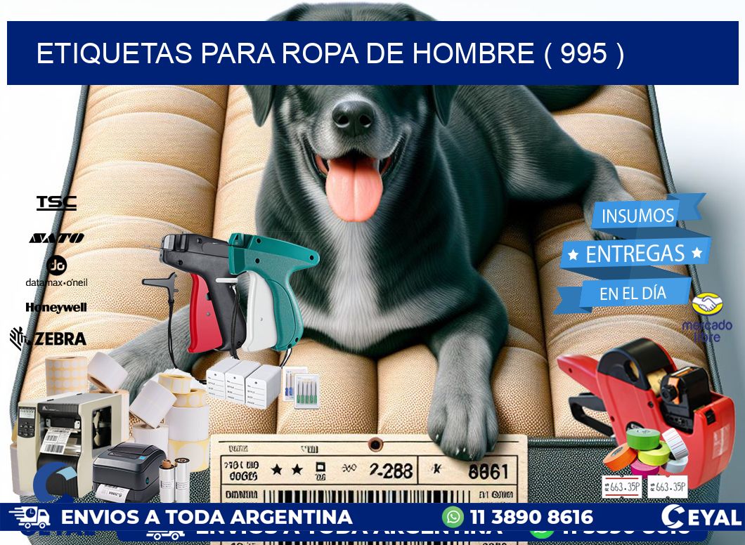 etiquetas para ropa de hombre ( 995 )