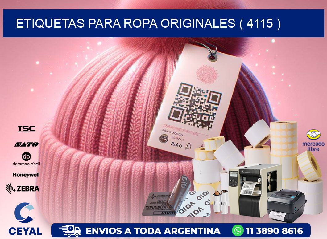 etiquetas para ropa originales ( 4115 )
