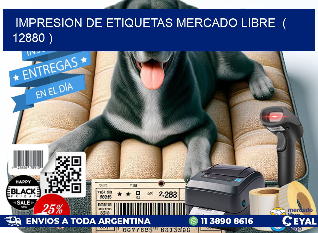impresion de etiquetas mercado libre  ( 12880 )