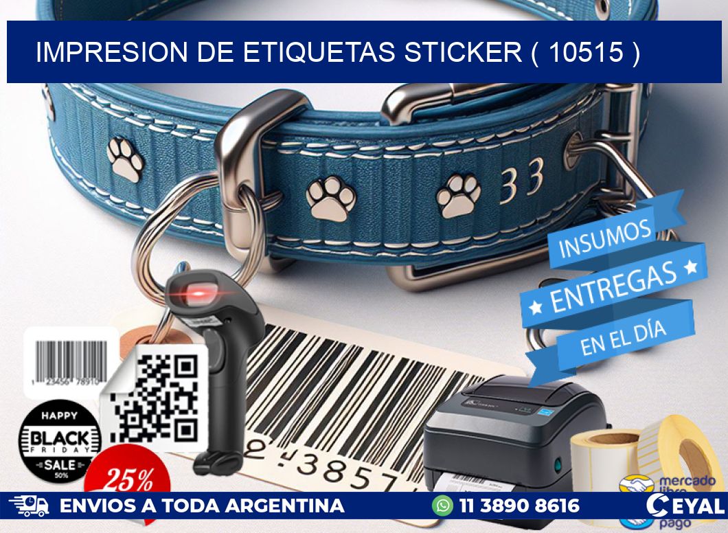 impresion de etiquetas sticker ( 10515 )