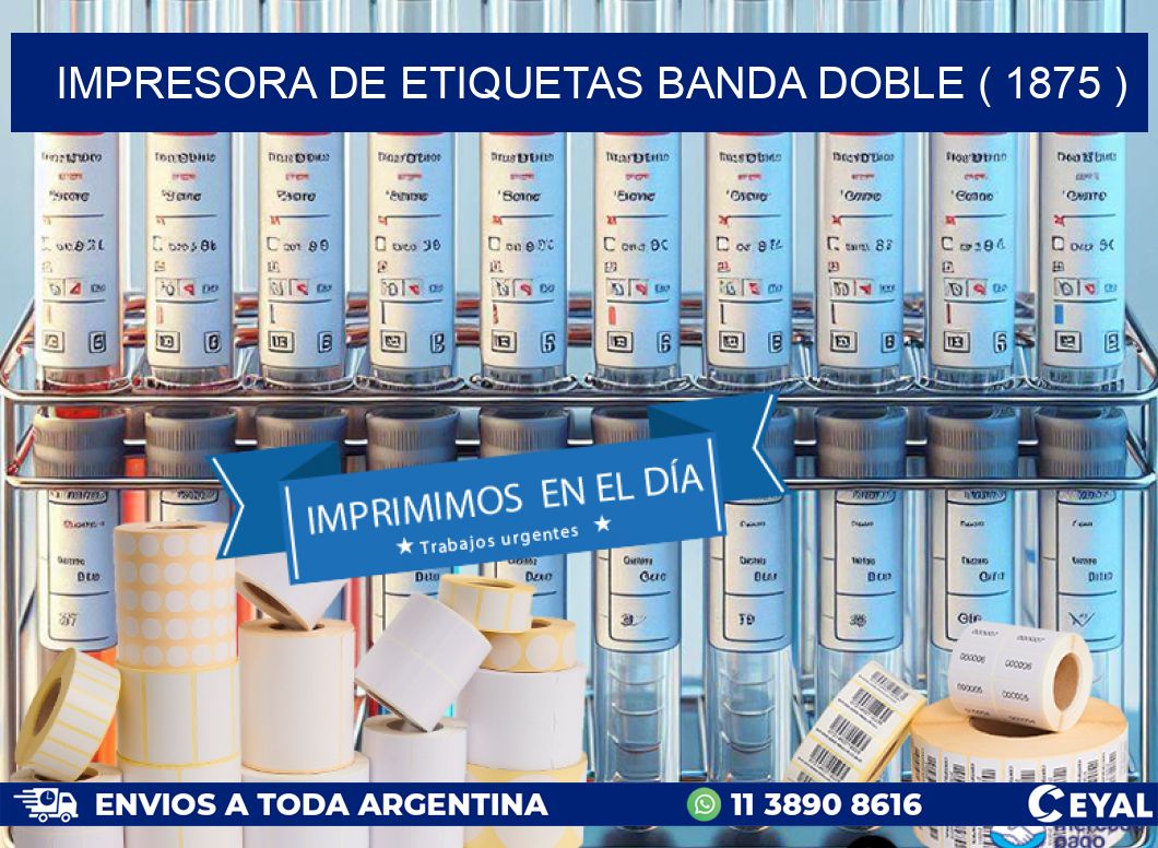 impresora de etiquetas banda doble ( 1875 )