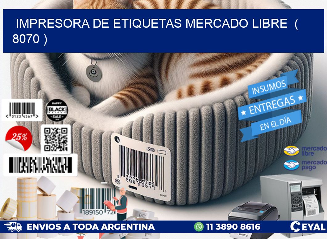 impresora de etiquetas mercado libre  ( 8070 )