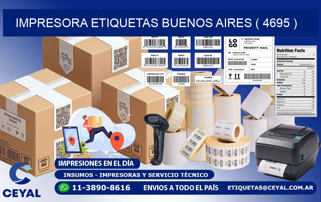 impresora etiquetas buenos aires ( 4695 )