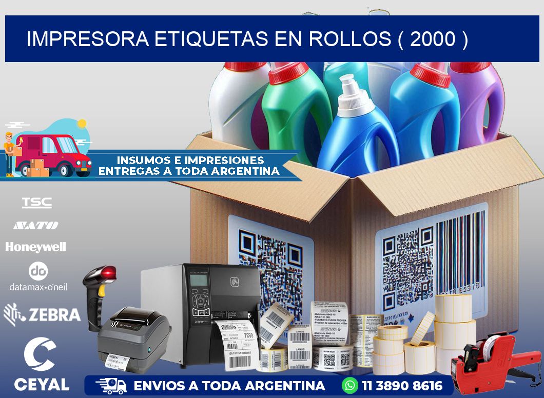 impresora etiquetas en rollos ( 2000 )
