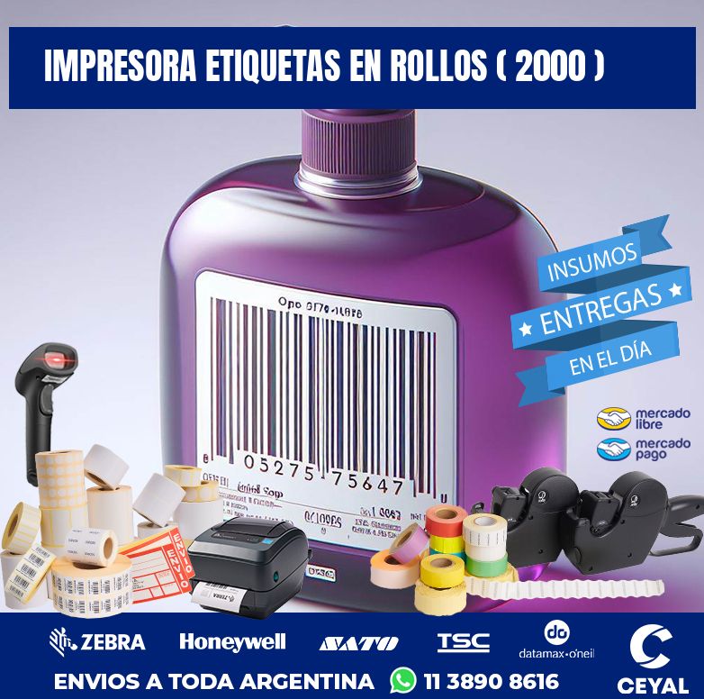 impresora etiquetas en rollos ( 2000 )