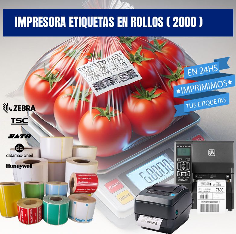 impresora etiquetas en rollos ( 2000 )