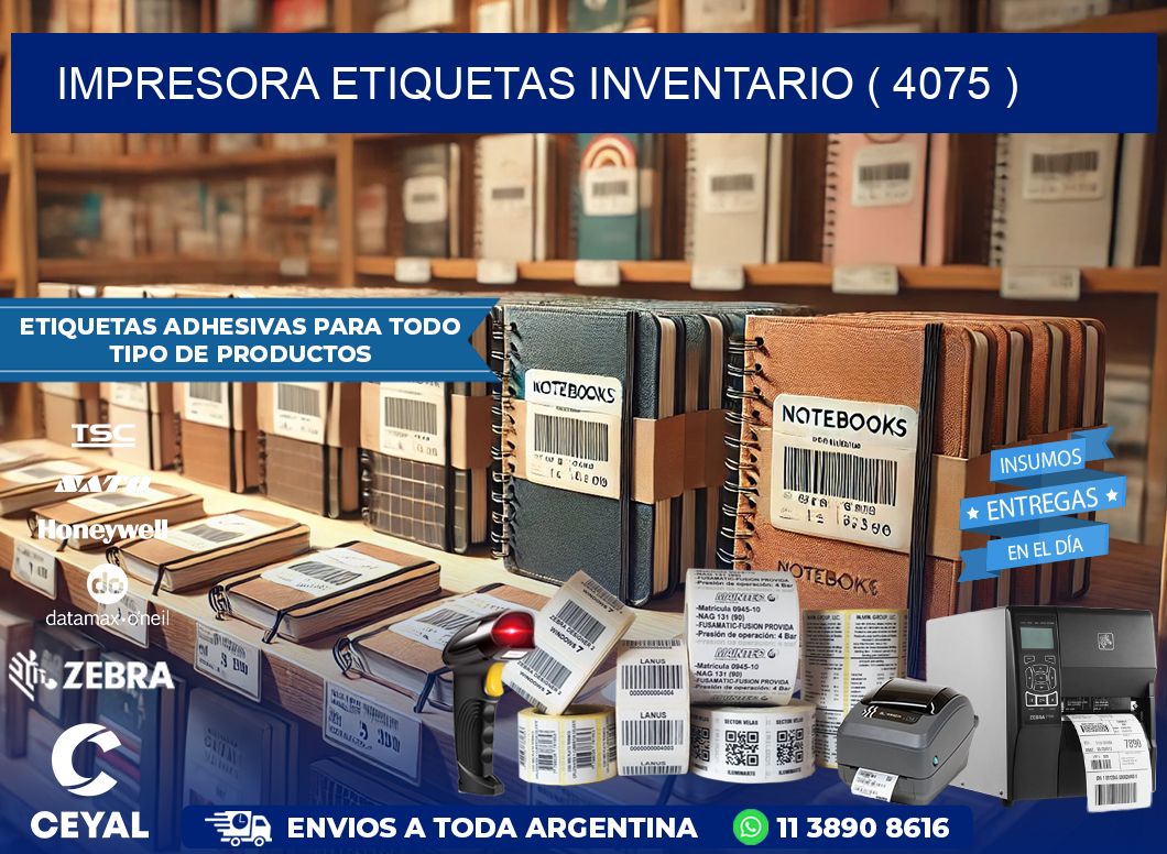 impresora etiquetas inventario ( 4075 )