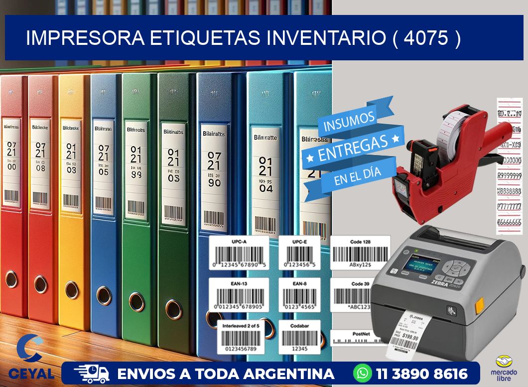 impresora etiquetas inventario ( 4075 )