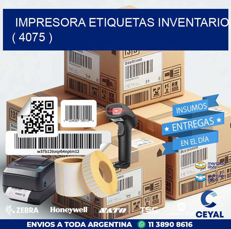 impresora etiquetas inventario ( 4075 )