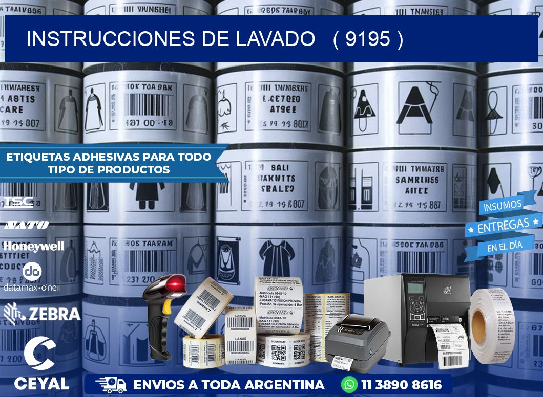 instrucciones de lavado   ( 9195 )