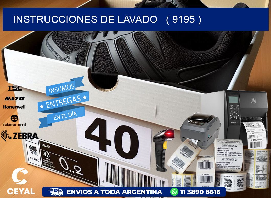 instrucciones de lavado   ( 9195 )