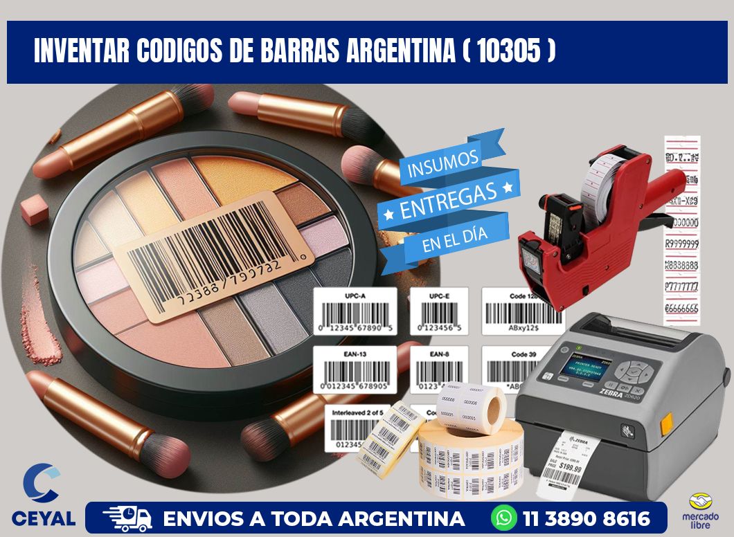 inventar codigos de barras argentina ( 10305 )