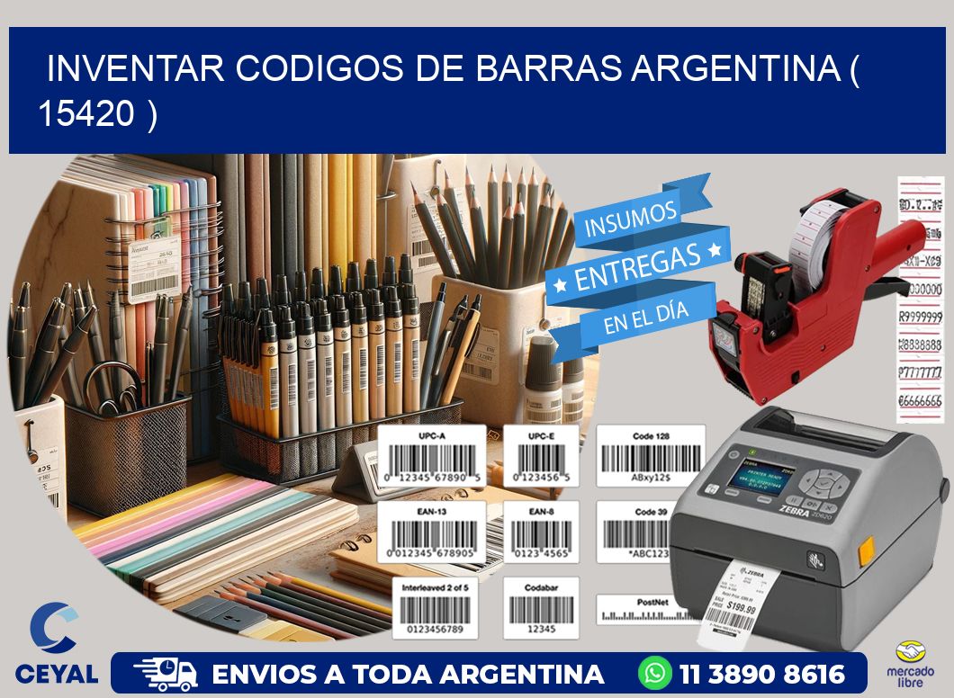 inventar codigos de barras argentina ( 15420 )