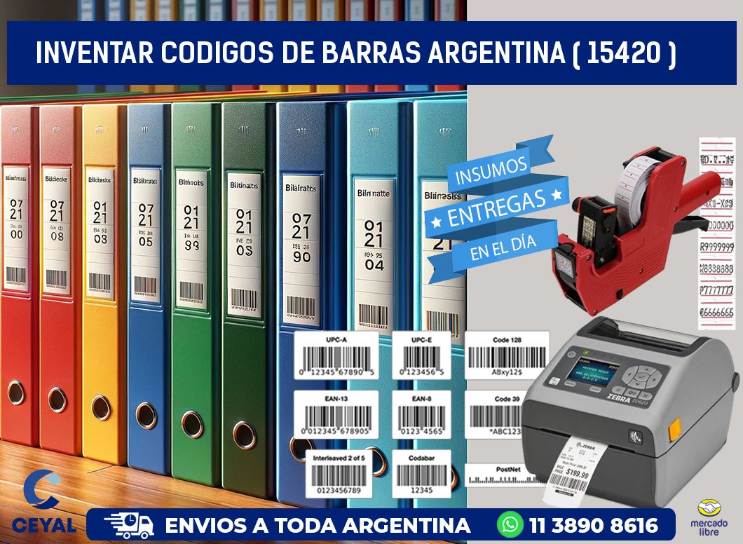 inventar codigos de barras argentina ( 15420 )