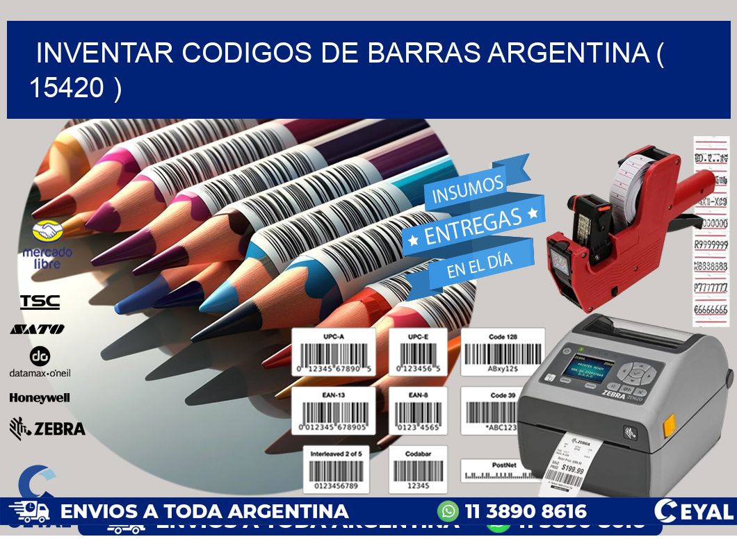inventar codigos de barras argentina ( 15420 )