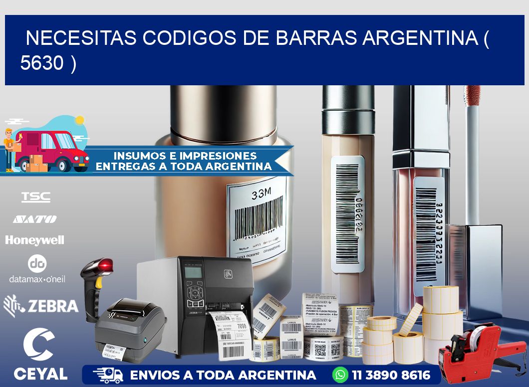 necesitas codigos de barras argentina ( 5630 )