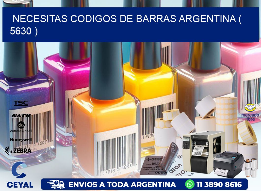 necesitas codigos de barras argentina ( 5630 )
