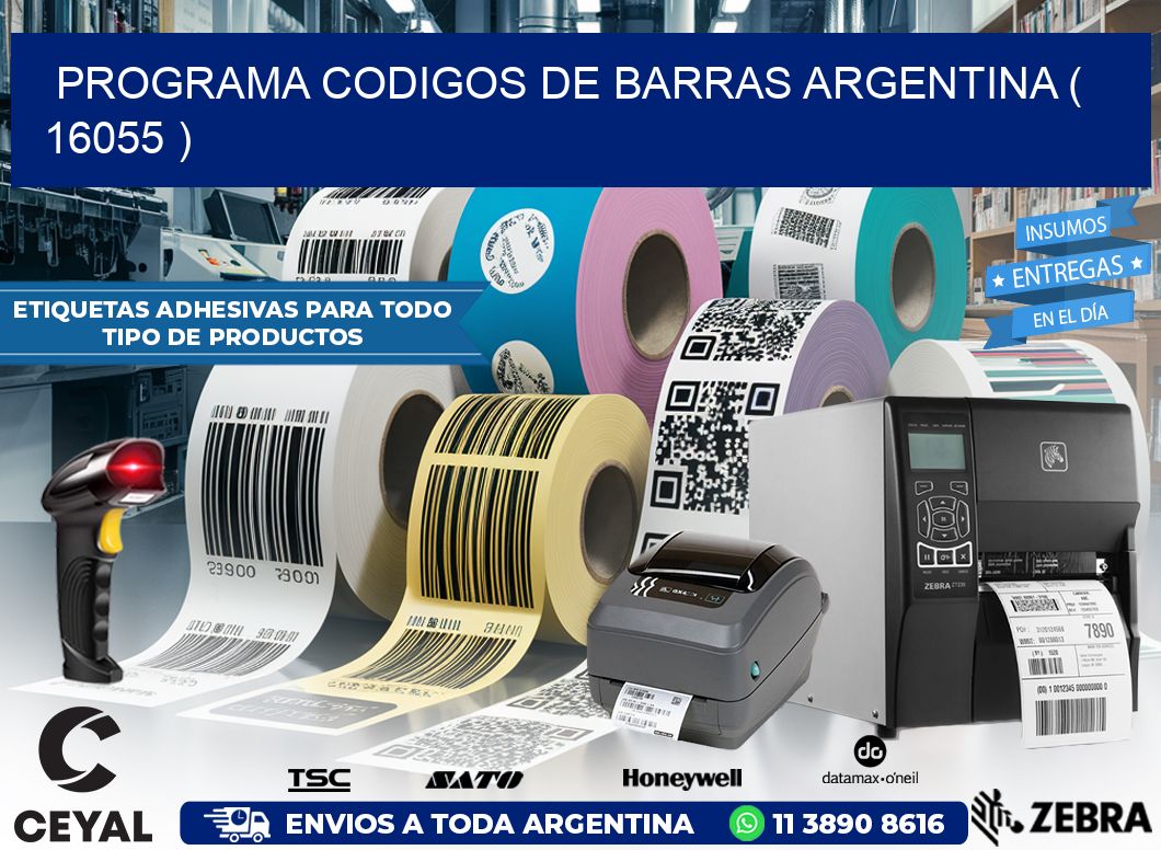 programa codigos de barras argentina ( 16055 )