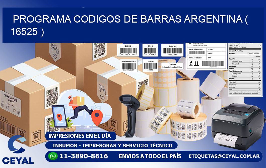 programa codigos de barras argentina ( 16525 )