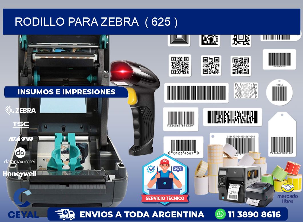 rodillo para zebra  ( 625 )