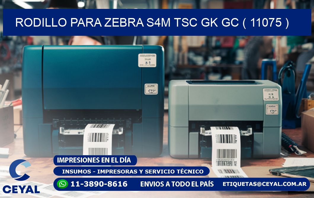 rodillo para zebra S4M TSC GK GC ( 11075 )
