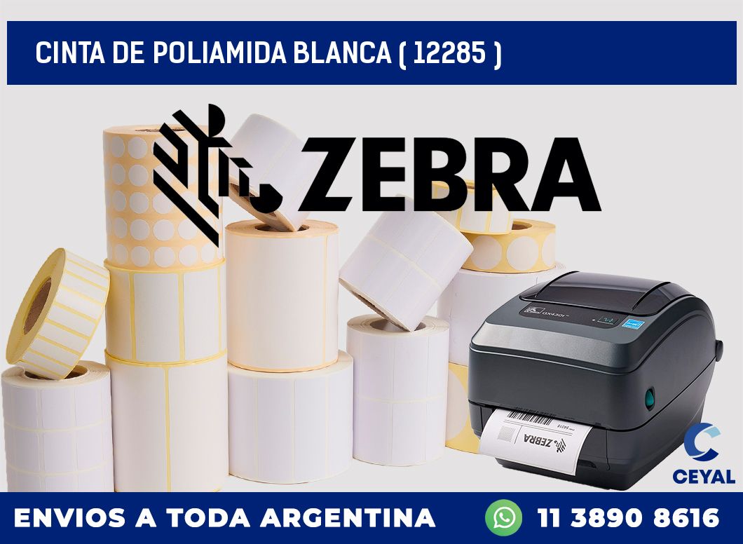 CINTA DE POLIAMIDA BLANCA ( 12285 )