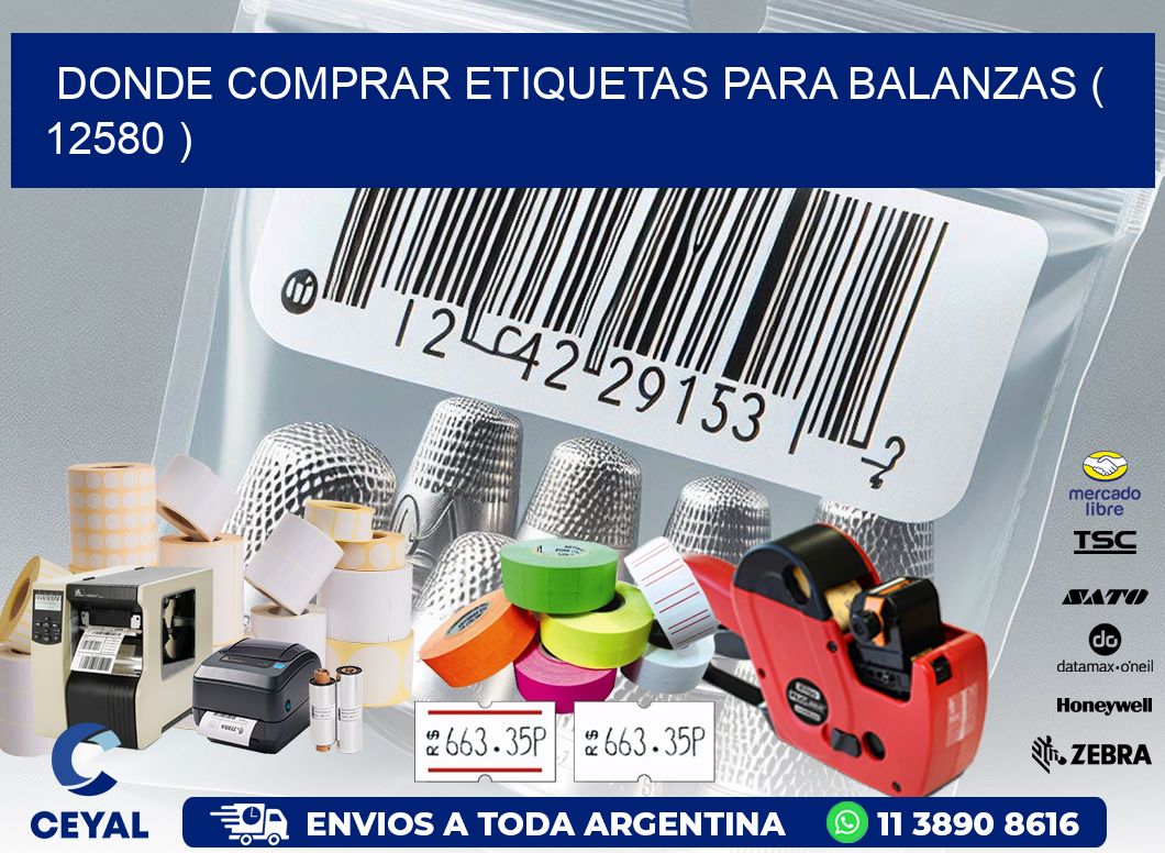 DONDE COMPRAR ETIQUETAS PARA BALANZAS ( 12580 )