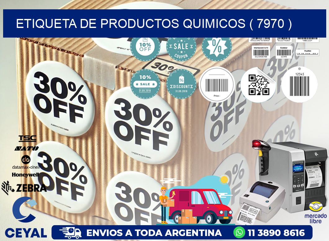 ETIQUETA DE PRODUCTOS QUIMICOS ( 7970 )