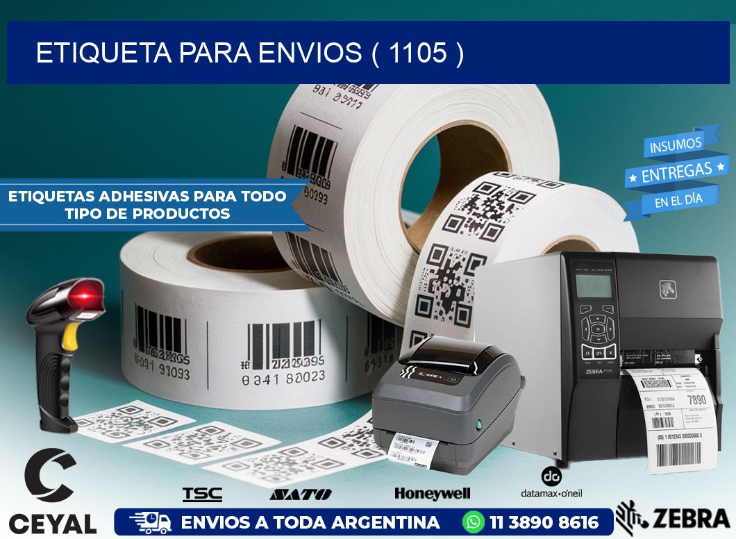 ETIQUETA PARA ENVIOS ( 1105 )