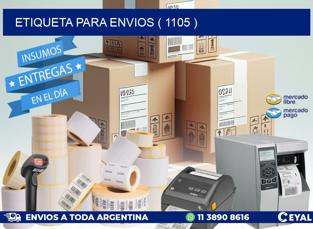 ETIQUETA PARA ENVIOS ( 1105 )