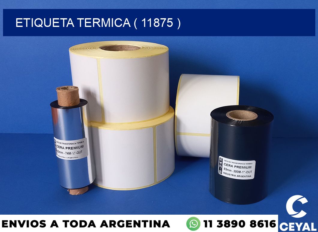 ETIQUETA TERMICA ( 11875 )