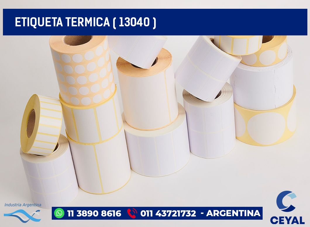 ETIQUETA TERMICA ( 13040 )
